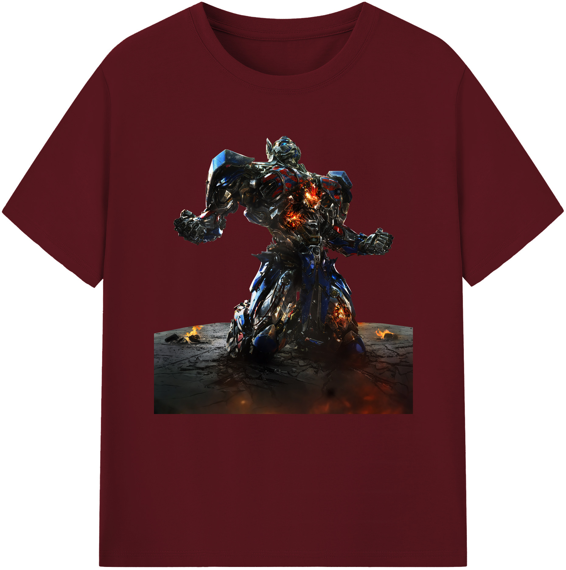 （画像用） Transformers トランスフォーマー 綿100％半袖Tシャツ（フロントプリント）